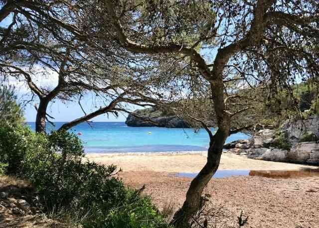 A beautiful cove in Menorca.